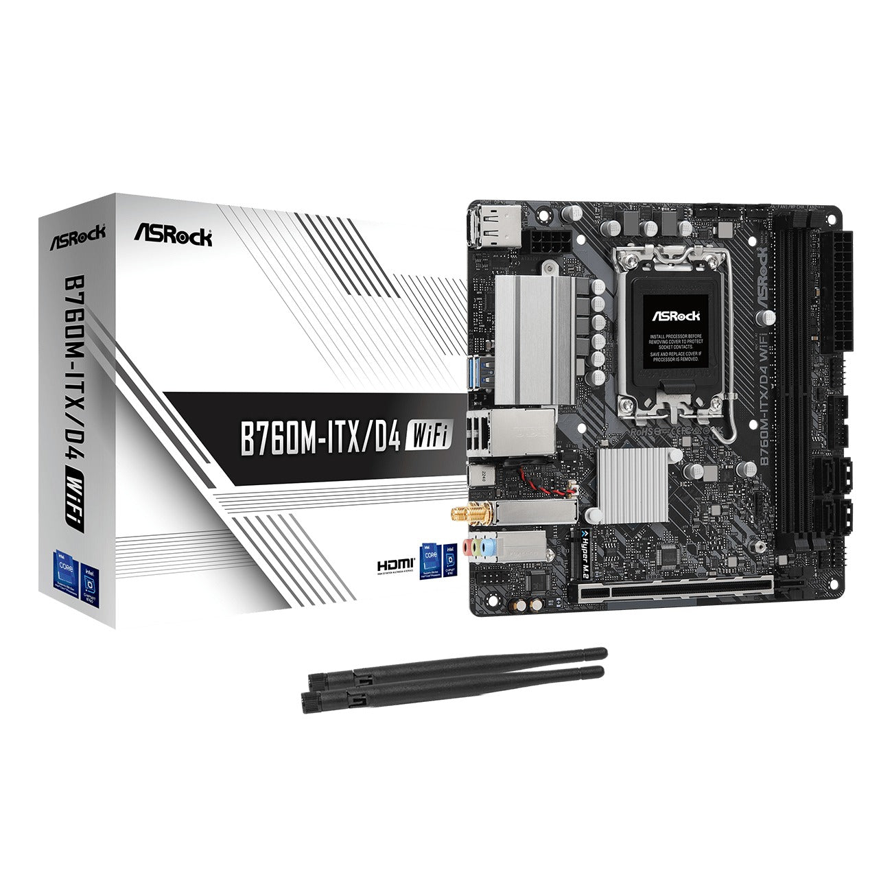 ASRock B760M-ITX/D4 WiFi Motherboard