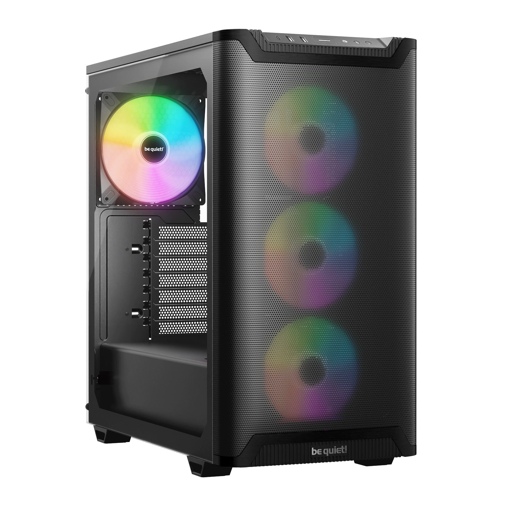 be quiet! Pure Base 501 LX Black ATX Case T/G Side Panel NO PSU
