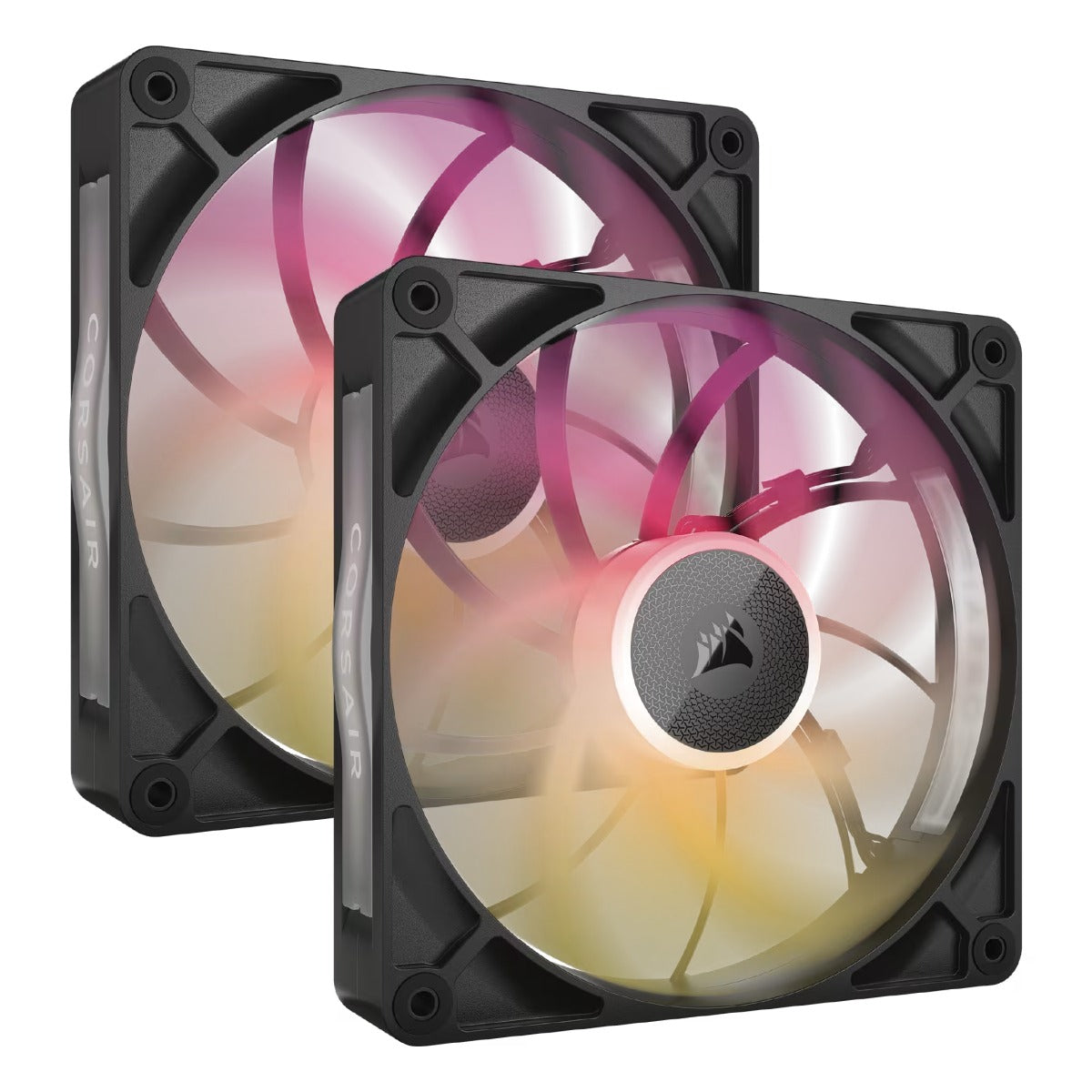 Corsair iCUE LINK RX140 MAX RGB PWM 140mm Black Fan Dual Pack