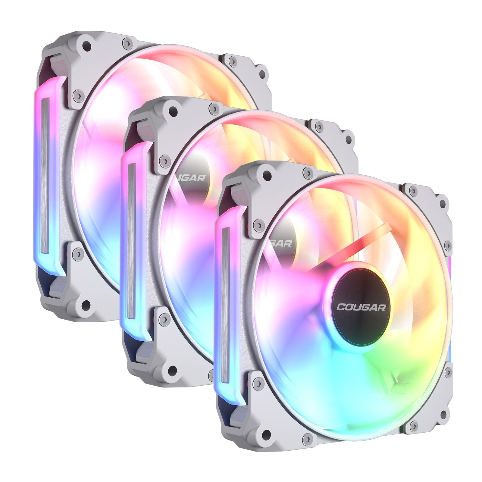 Cougar APOLAR 120mm ARGB Fan White 3-Pack