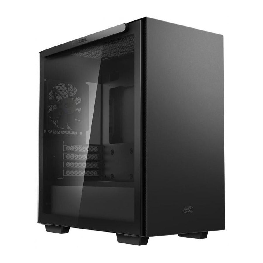 DeepCool MACUBE 110 Black Micro ATX Case Tempered Glass Side Window