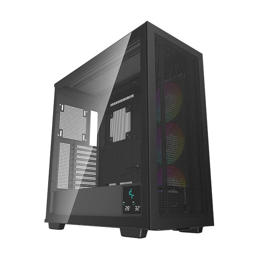 DeepCool Morpheus Black E-ATX Case Tempered Glass Panel No PSU
