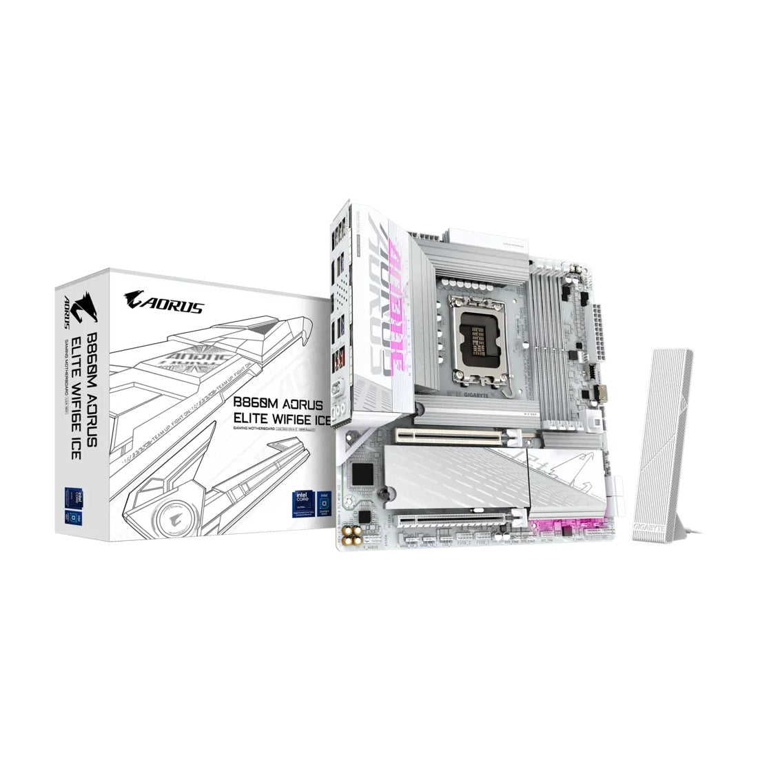 Gigabyte B860M AORUS ELITE WIFI6E ICE Motherboard