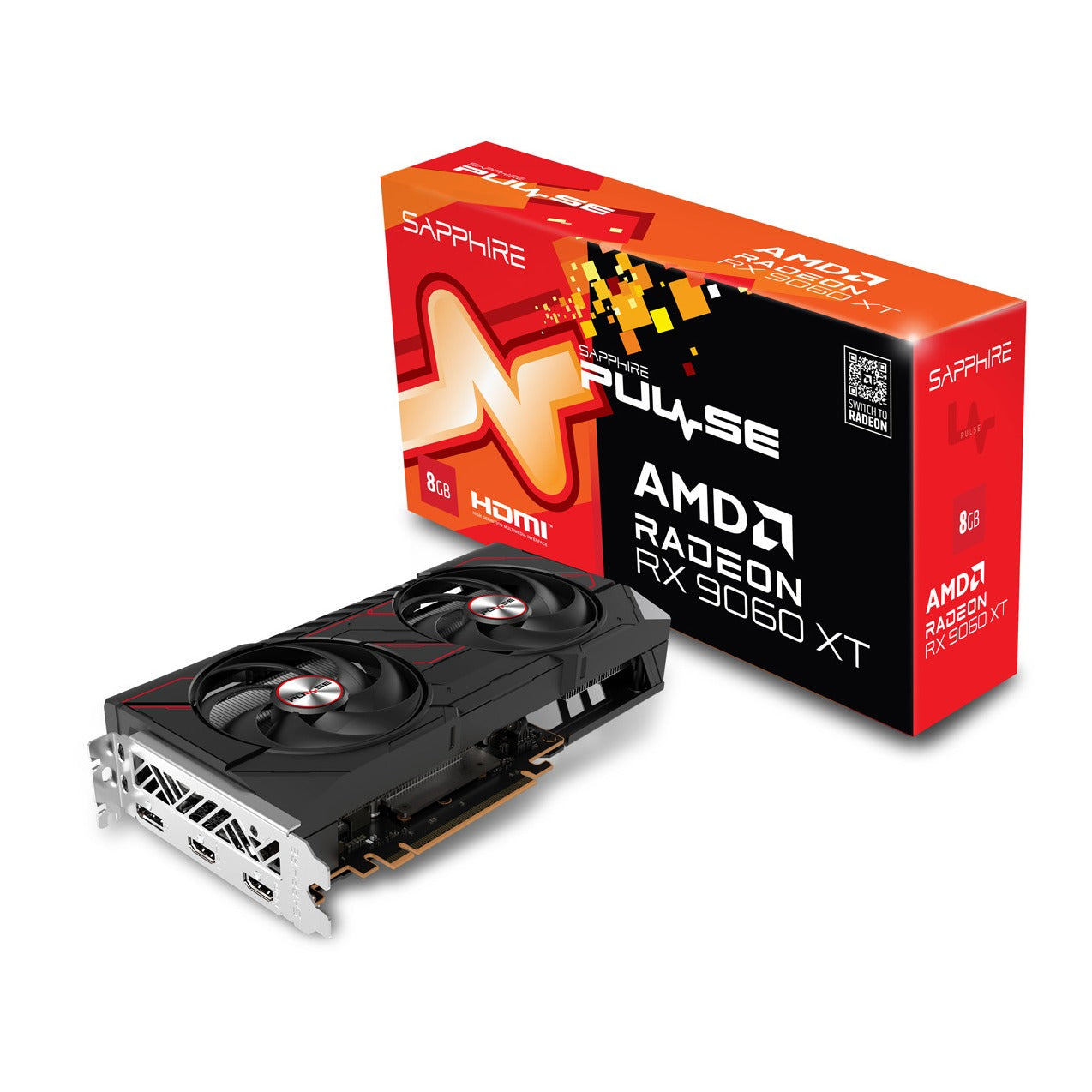 Sapphire PULSE Radeon RX 9060 XT Gaming OC 8GB