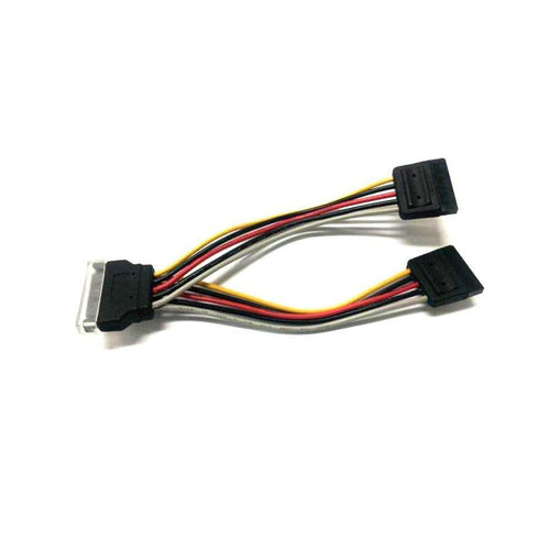 8Ware SATA Power Splitter Cable 1 x 15 pin M - 2 x 15 pin F 15cm