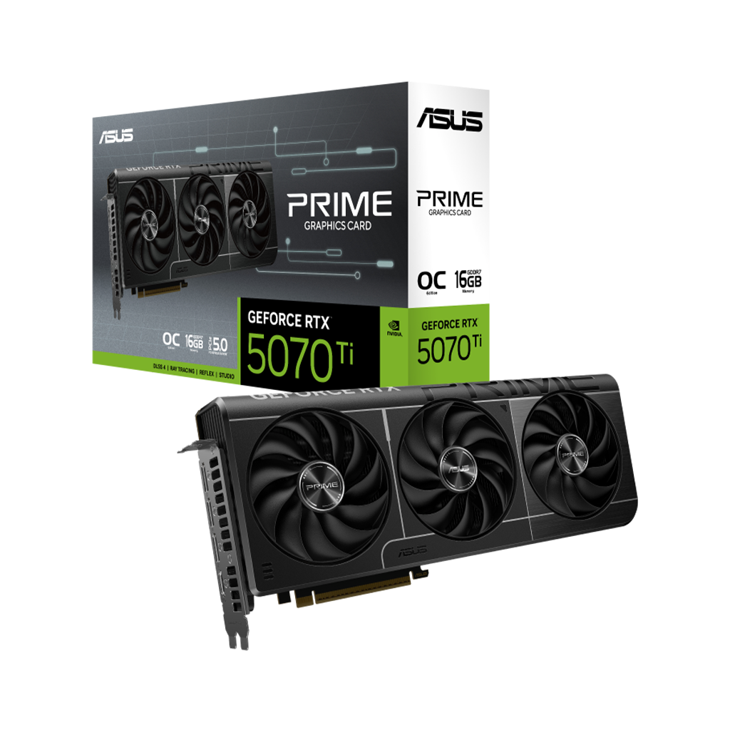 ASUS PRIME GeForce RTX 5070 Ti OC Edition 16GB