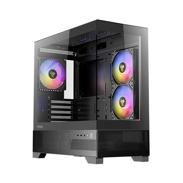 Antec CX500M RGB Black Gaming Micro ATX Case T/G Side Panel NO SPU