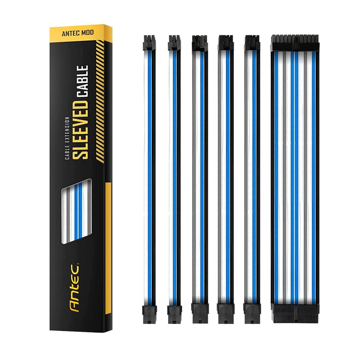 Antec Sleeved Extension Cable Kit Blue/Grey 300mm