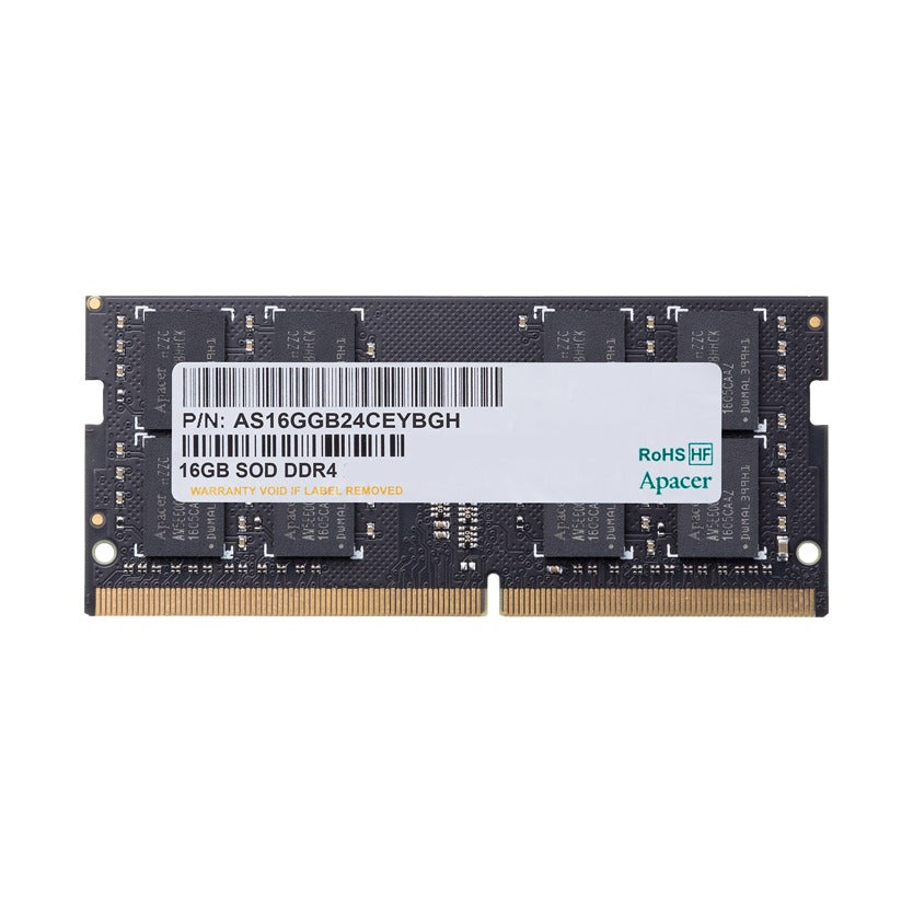 Apacer 16GB (1x16GB) PC4-25600 (3200MHz) DDR4 SODIMM