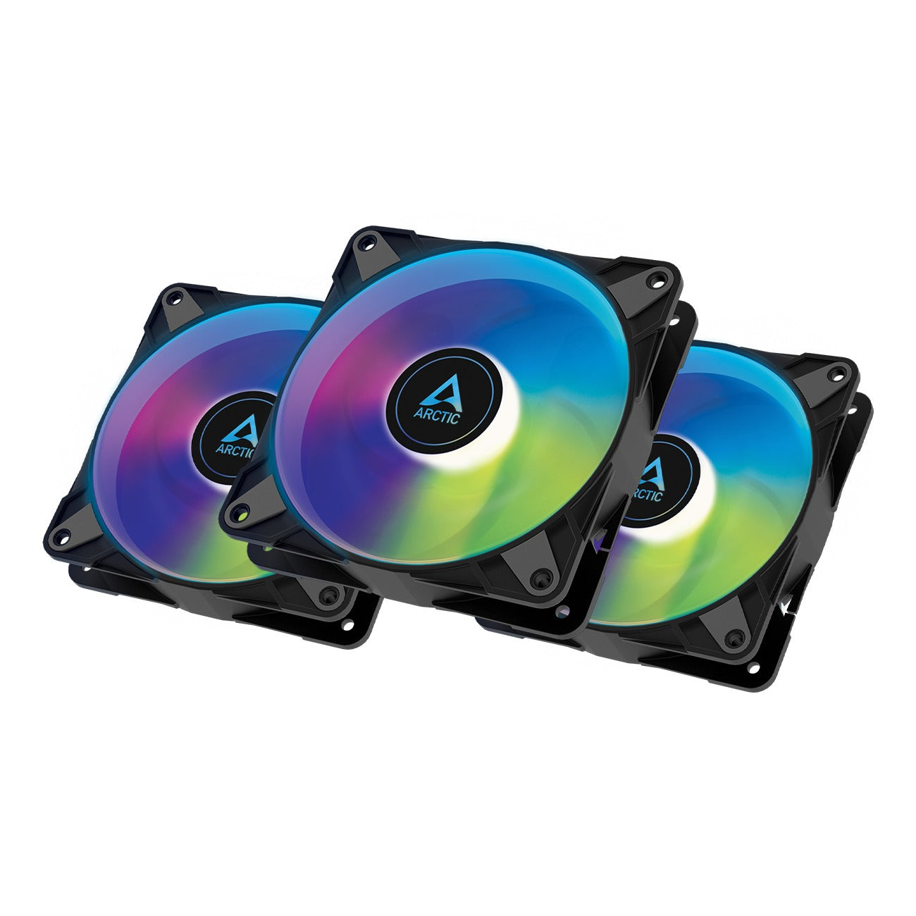 ARCTIC P12 PWM PST A-RGB 3-in-1 Pack 120mm Fan