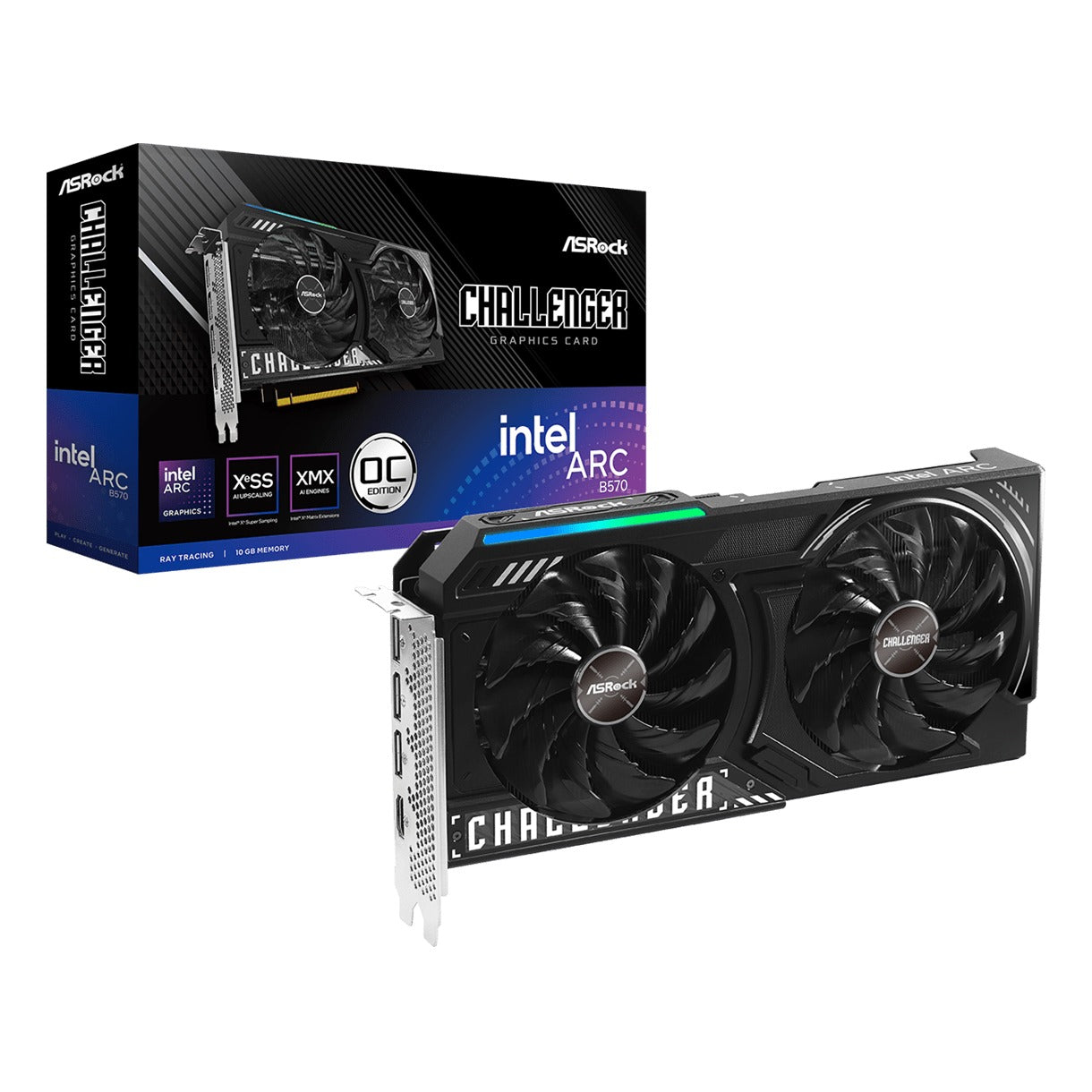 ASRock ARC B570 Challenger 10G OC