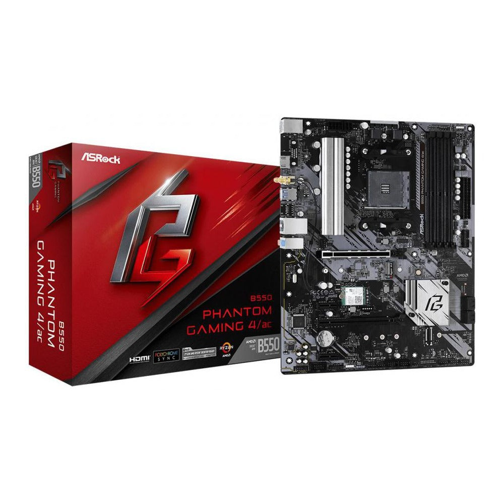 ASRock B550 Phantom Gaming 4/ac Motherboard
