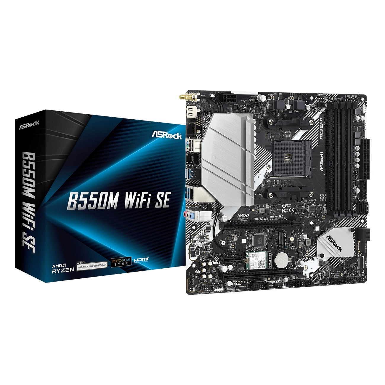 ASRock B550M WiFi SE Motherboard
