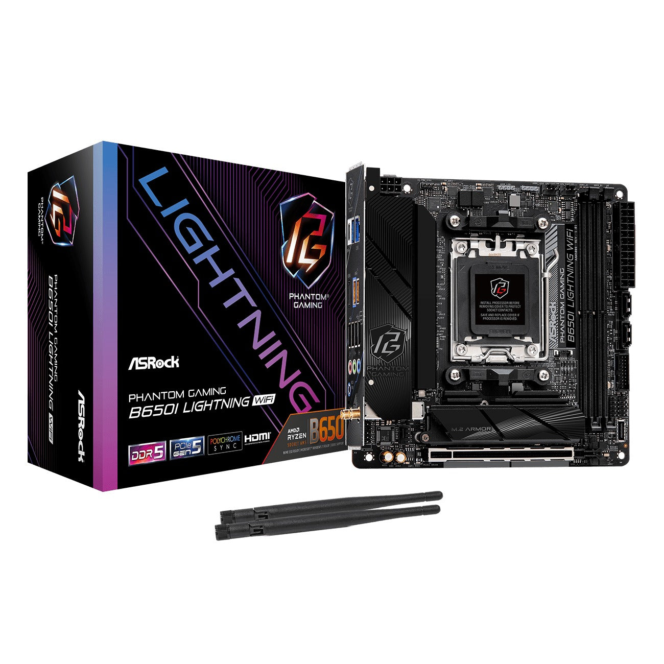 ASRock B650I Lightning WiFi Phantom Gaming Motherboard