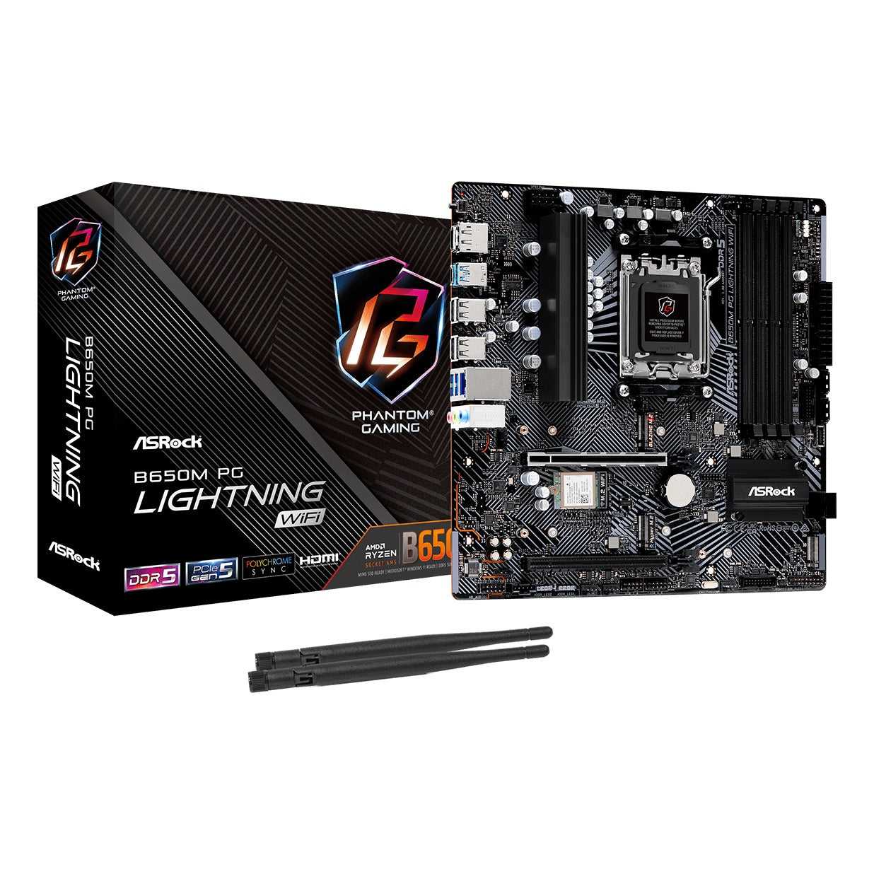 ASRock B650M PG Lightning WiFi Motherboard