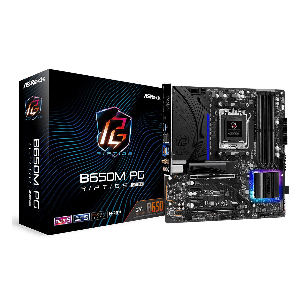 ASRock B650M PG Riptide WiFi Motherboard