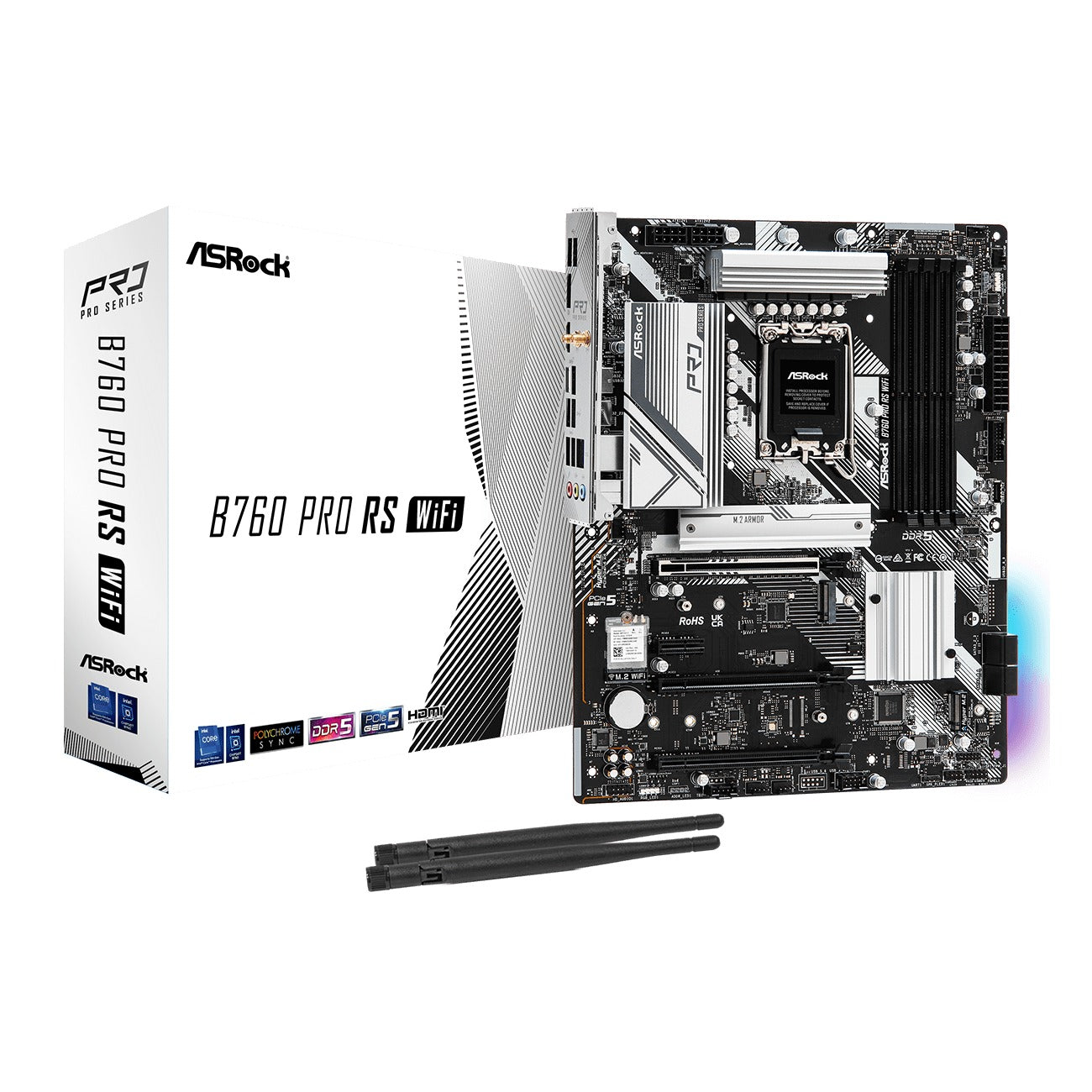 ASRock B760 Pro RS WiFi Motherboard