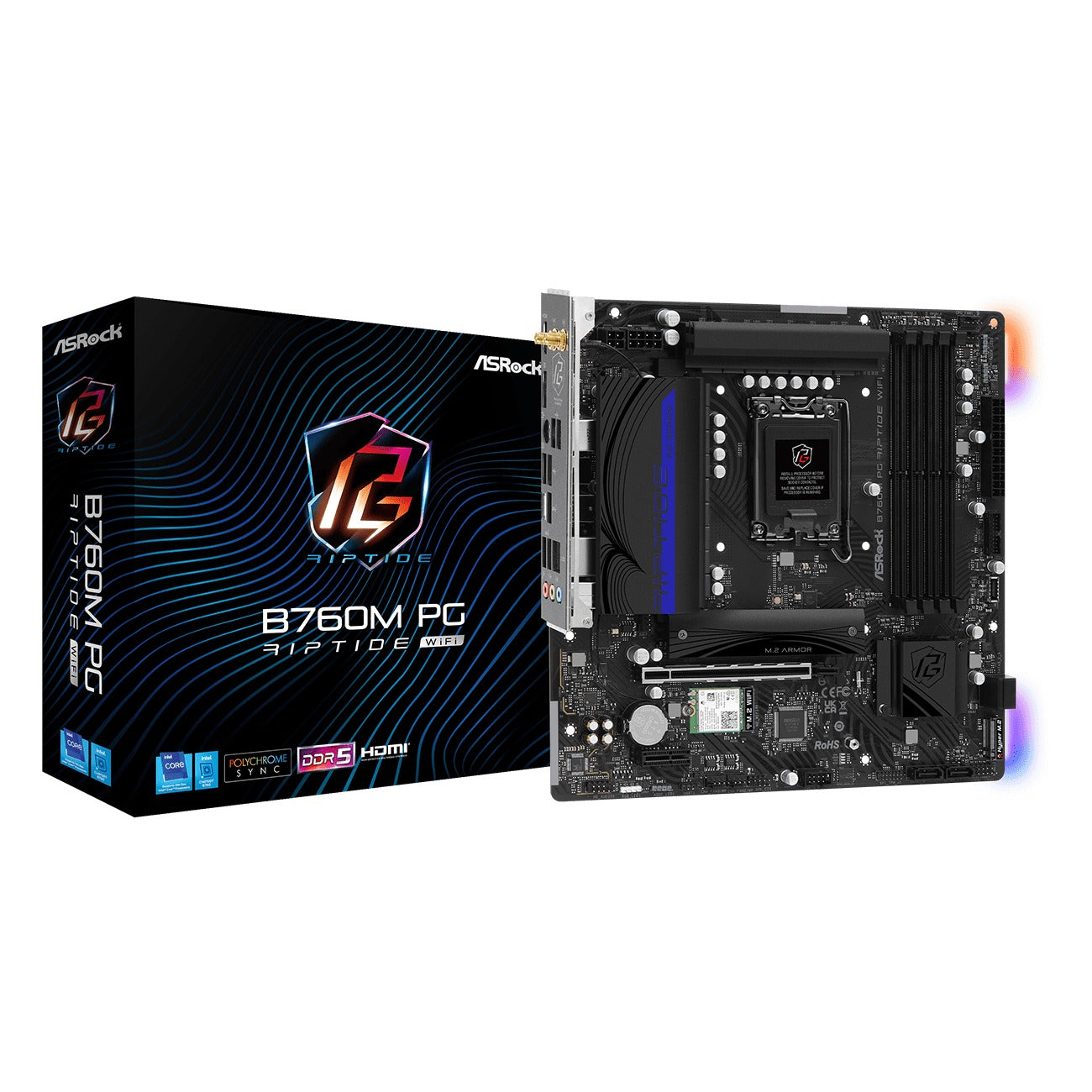ASRock B760M PG Riptide WiFi Motherboard