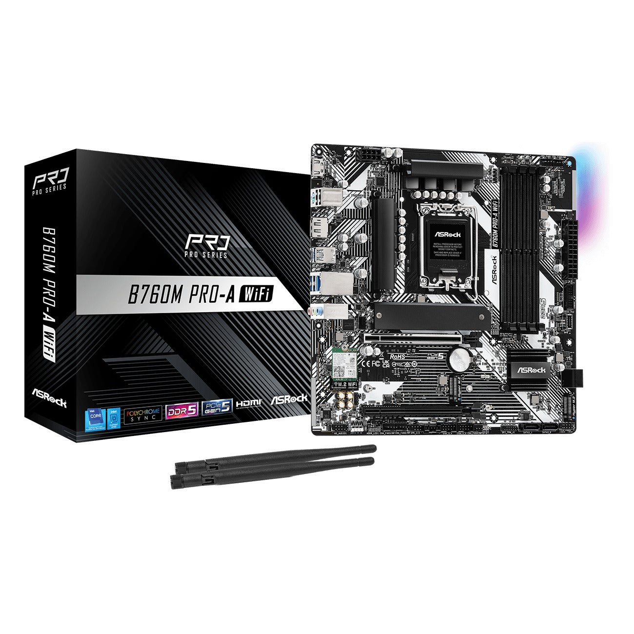 ASRock B760M Pro-A WiFi Motherboard