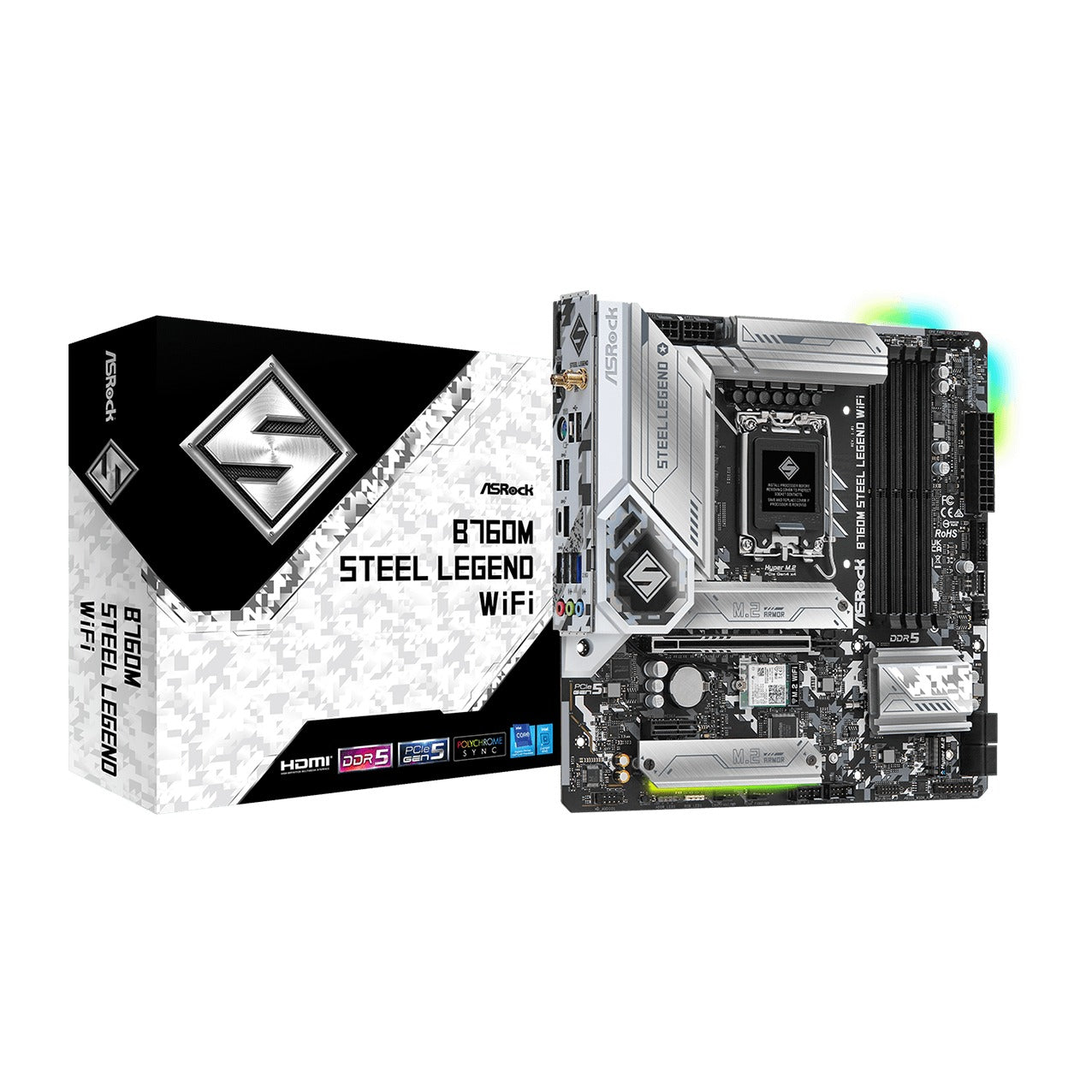 ASRock B760M Steel Legend WiFi Motherboard