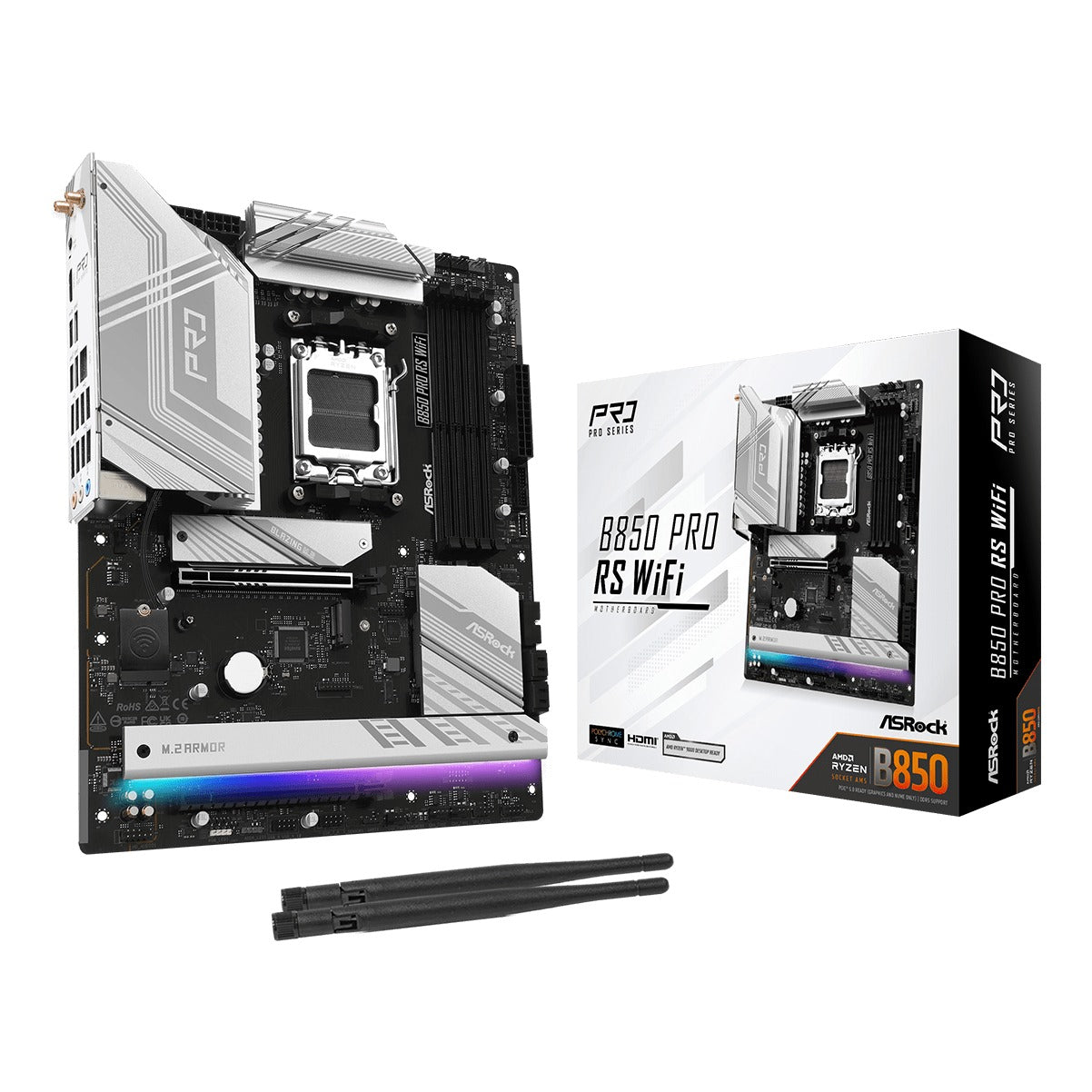 ASRock B850 Pro RS WiFi Motherboard