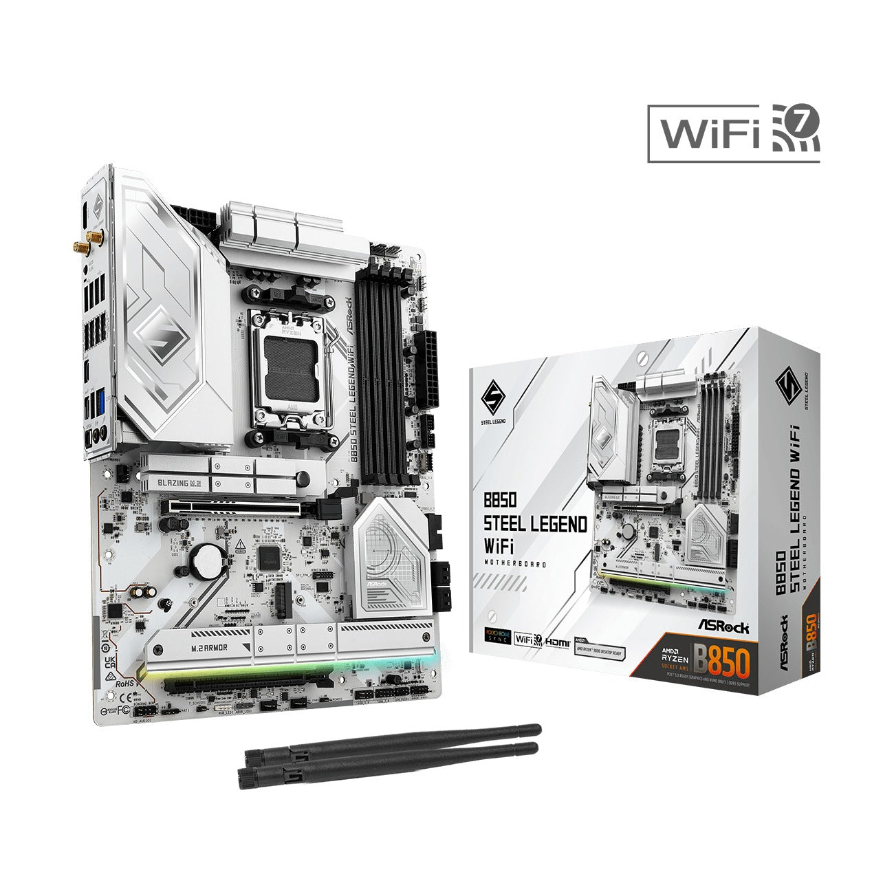 ASRock B850 Steel Legend WiFi Motherboard