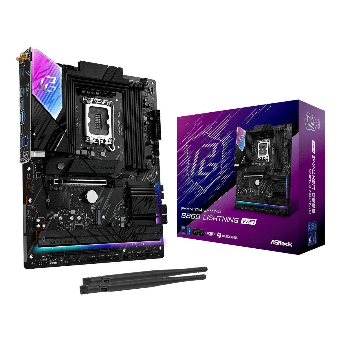 ASRock B860 Lightning WiFi Motherboard