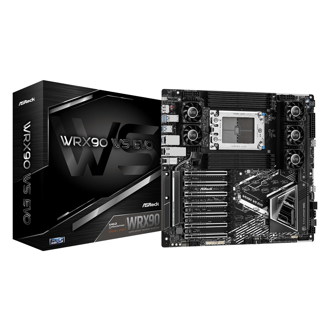 ASRock WRX90 WS EVO Motherboard