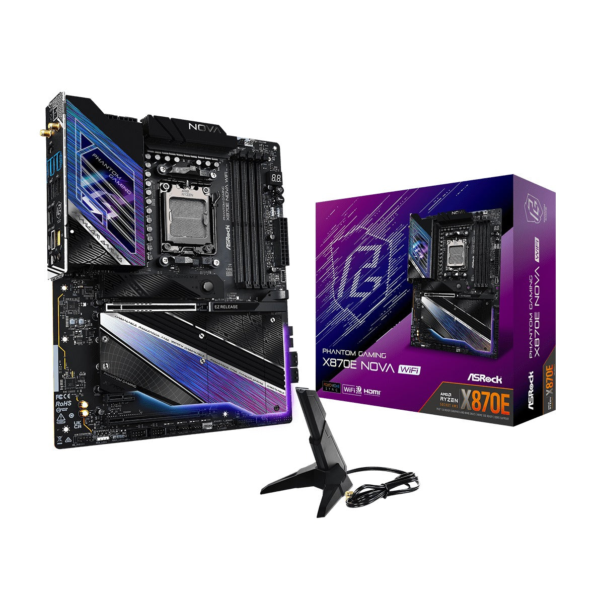 ASRock X870E Nova WiFi Motherboard