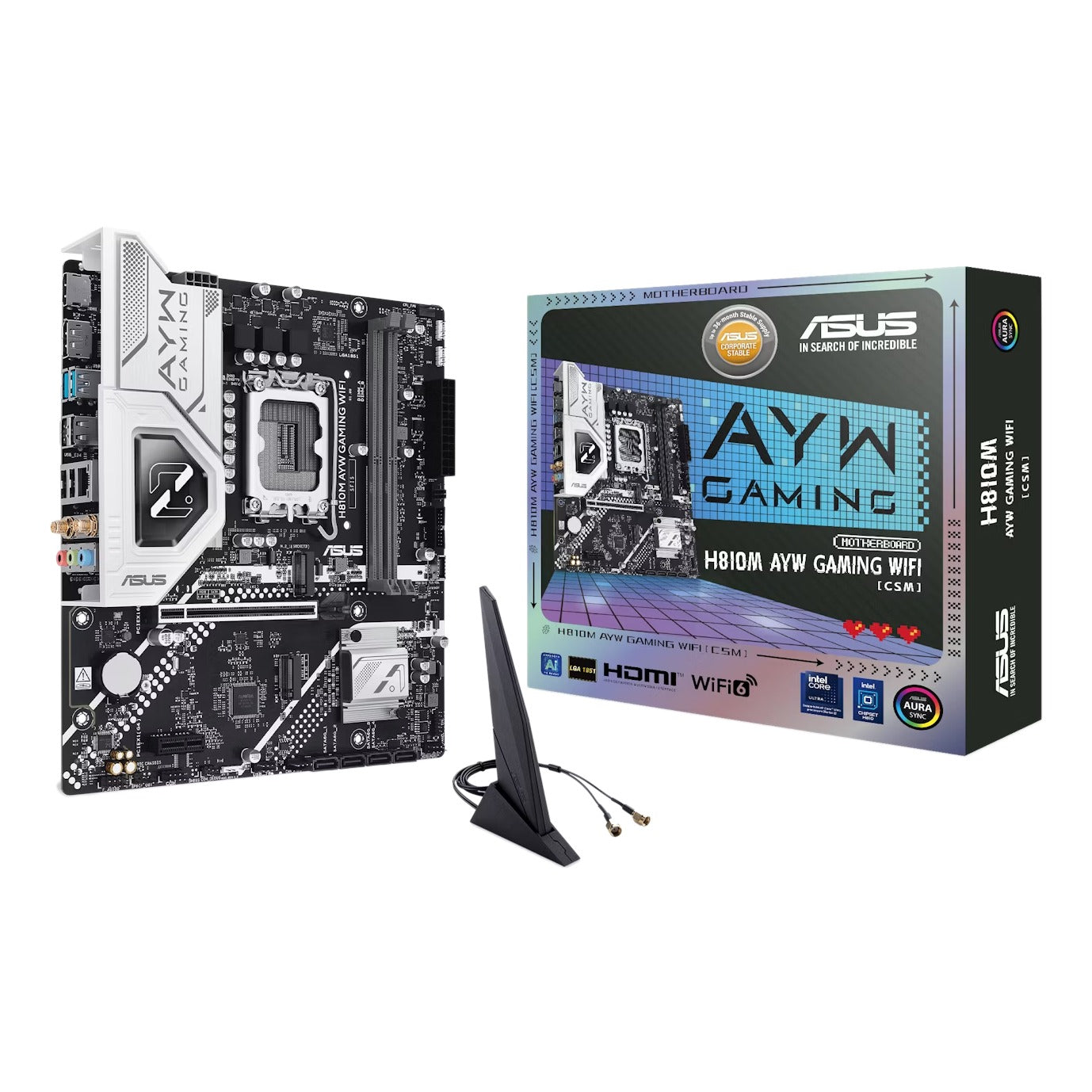 ASUS H810M AYW GAMING WIFI-CSM Motherboard