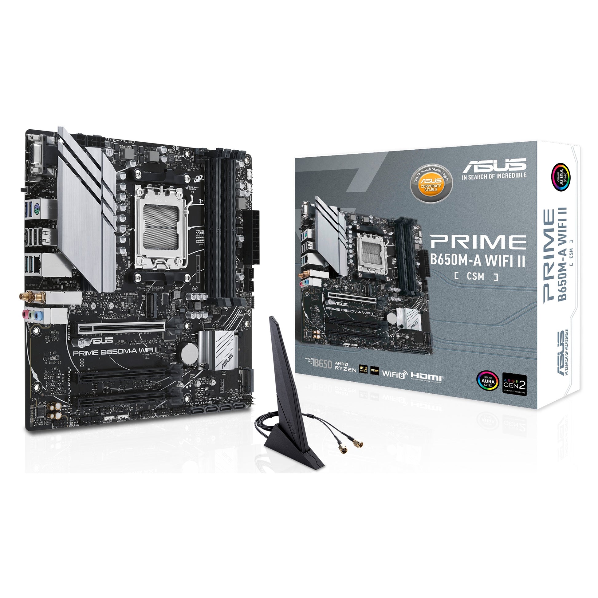ASUS PRIME B650M-A WIFI II-CSM Motherboard