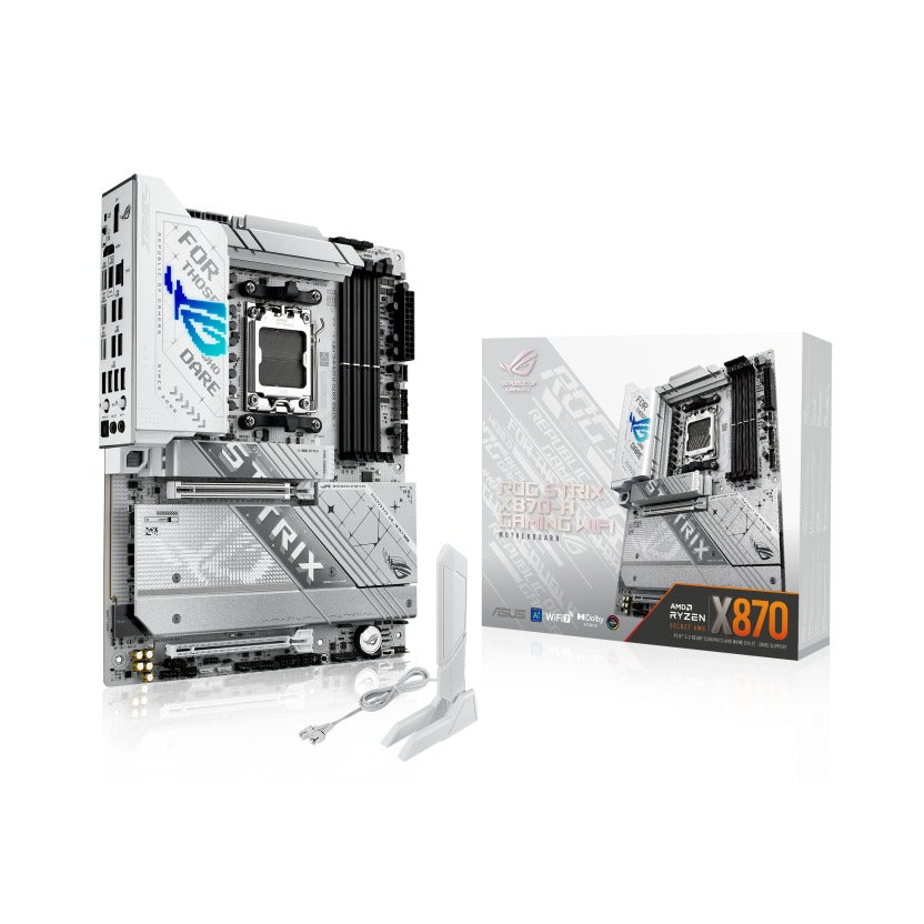 ASUS ROG STRIX X870-A GAMING WIFI Motherboard White