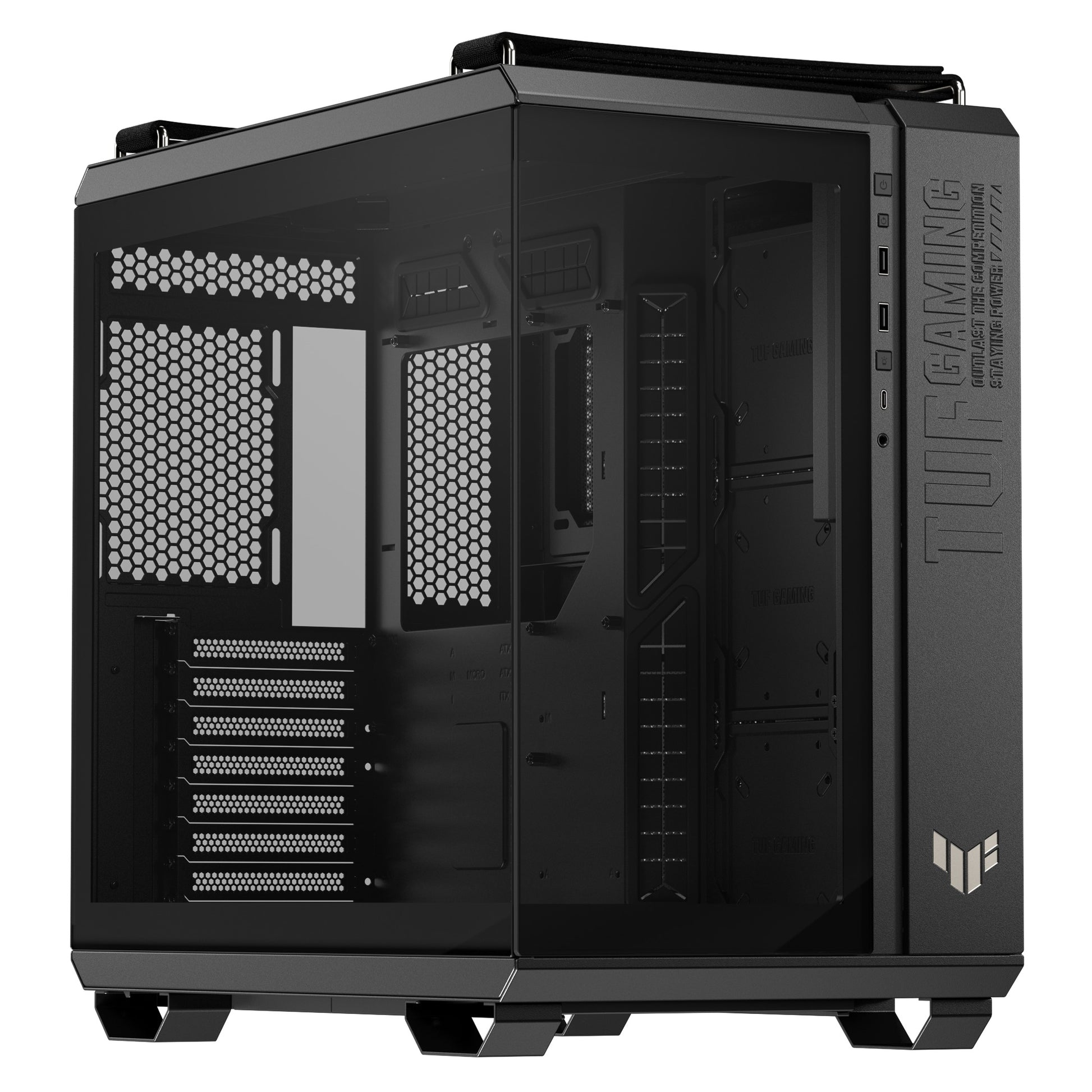 ASUS TUF Gaming GT502 Horizon Black Mid Tower ATX Case T/G  NO PSU