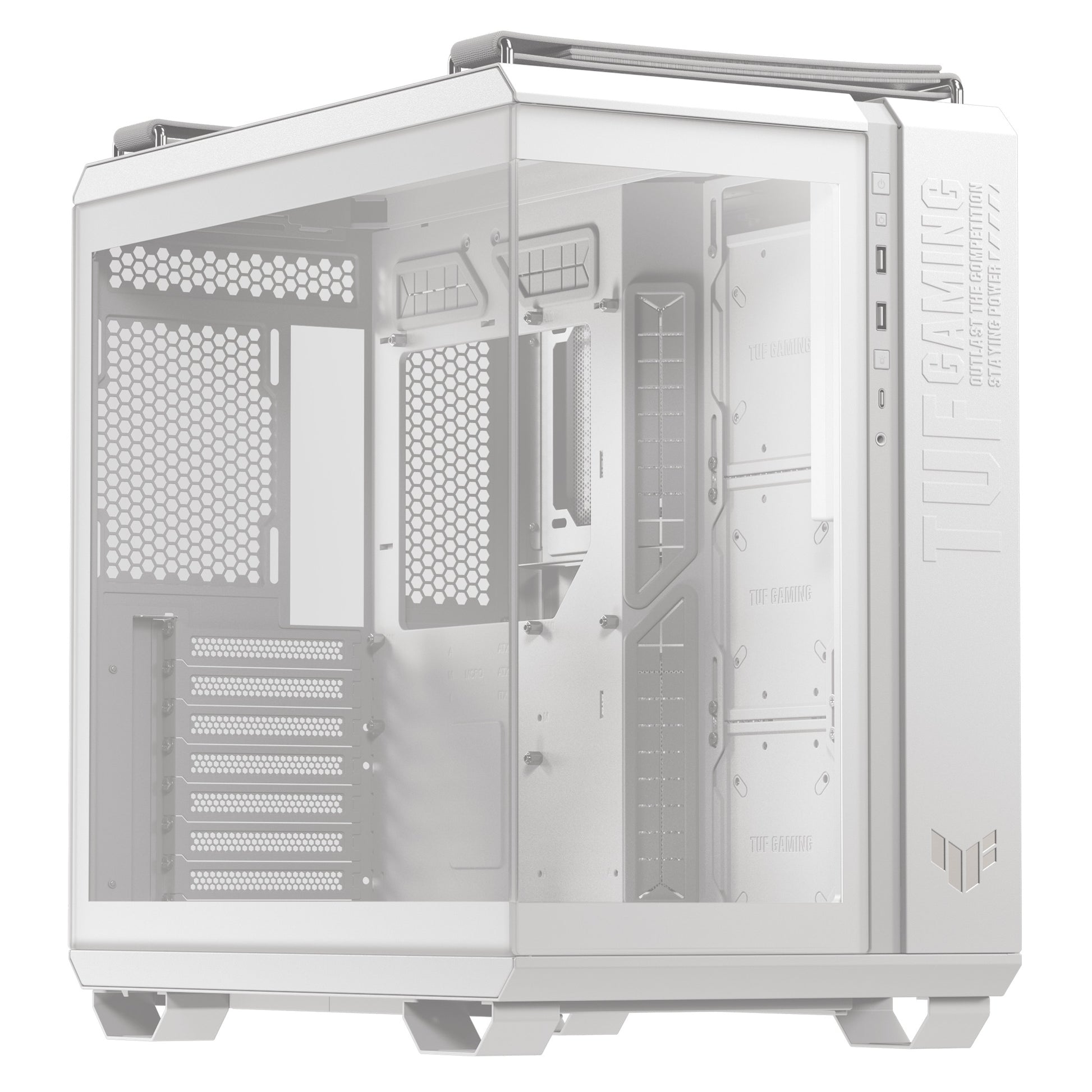 ASUS TUF Gaming GT502 Horizon White Mid Tower ATX Case T/G  NO PSU