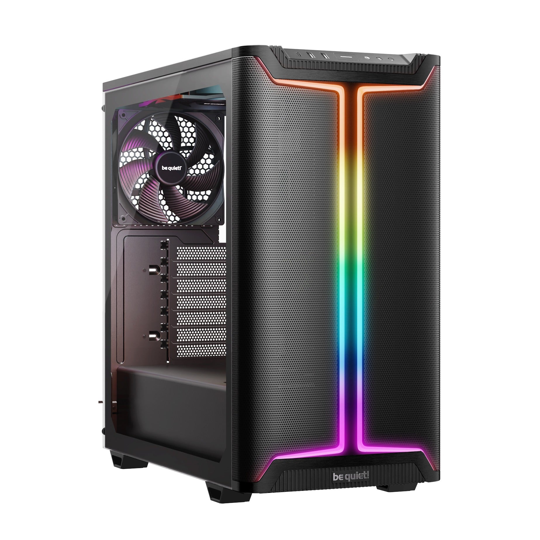 be quiet! Pure Base 501 DX Black ATX Case T/G Side Panel NO PSU