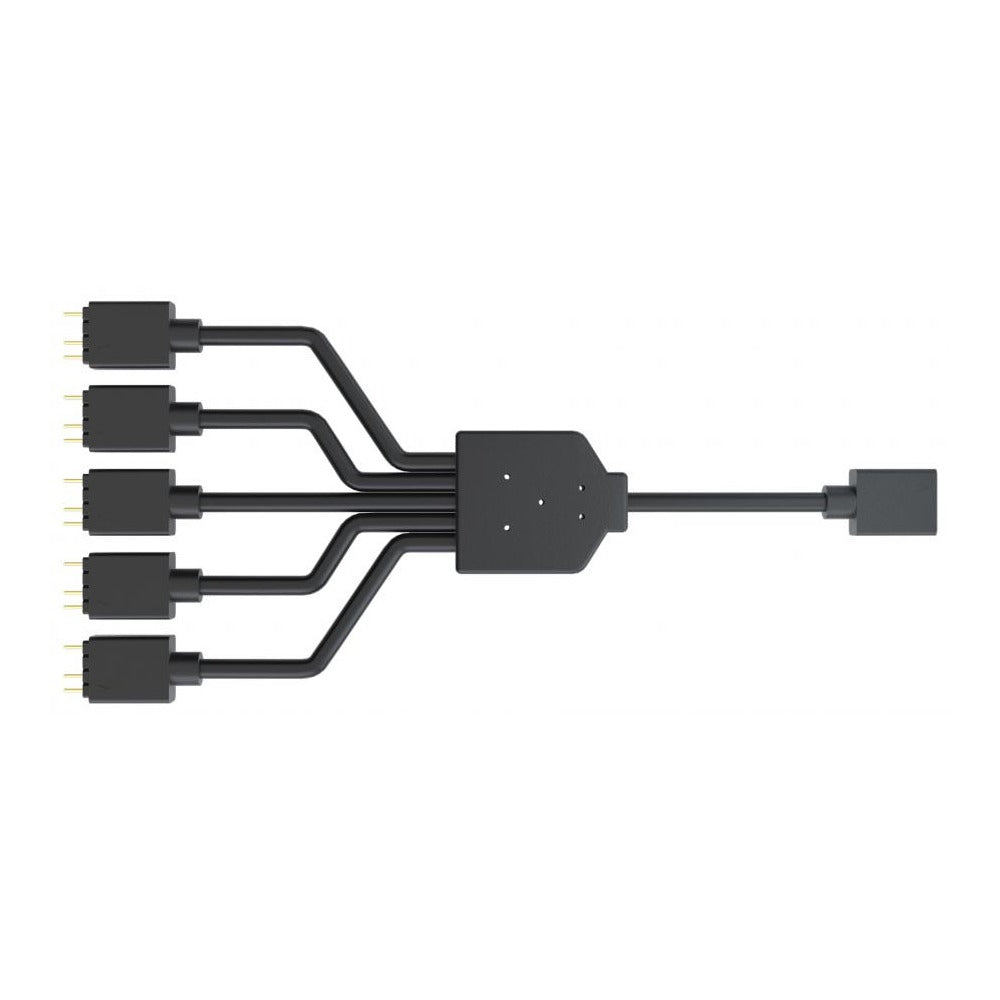 Cooler Master Addressable RGB Trident Fan Cable 1-to-5 RGB Splitter