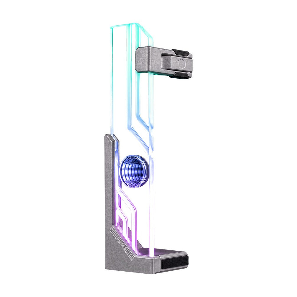 Cooler Master Atlas ARGB Graphics Card Support Bracket Silver Grey