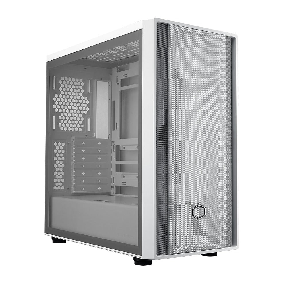 Cooler Master MasterBox 600 Lite White Mid Tower ATX Case T/G NO PSU
