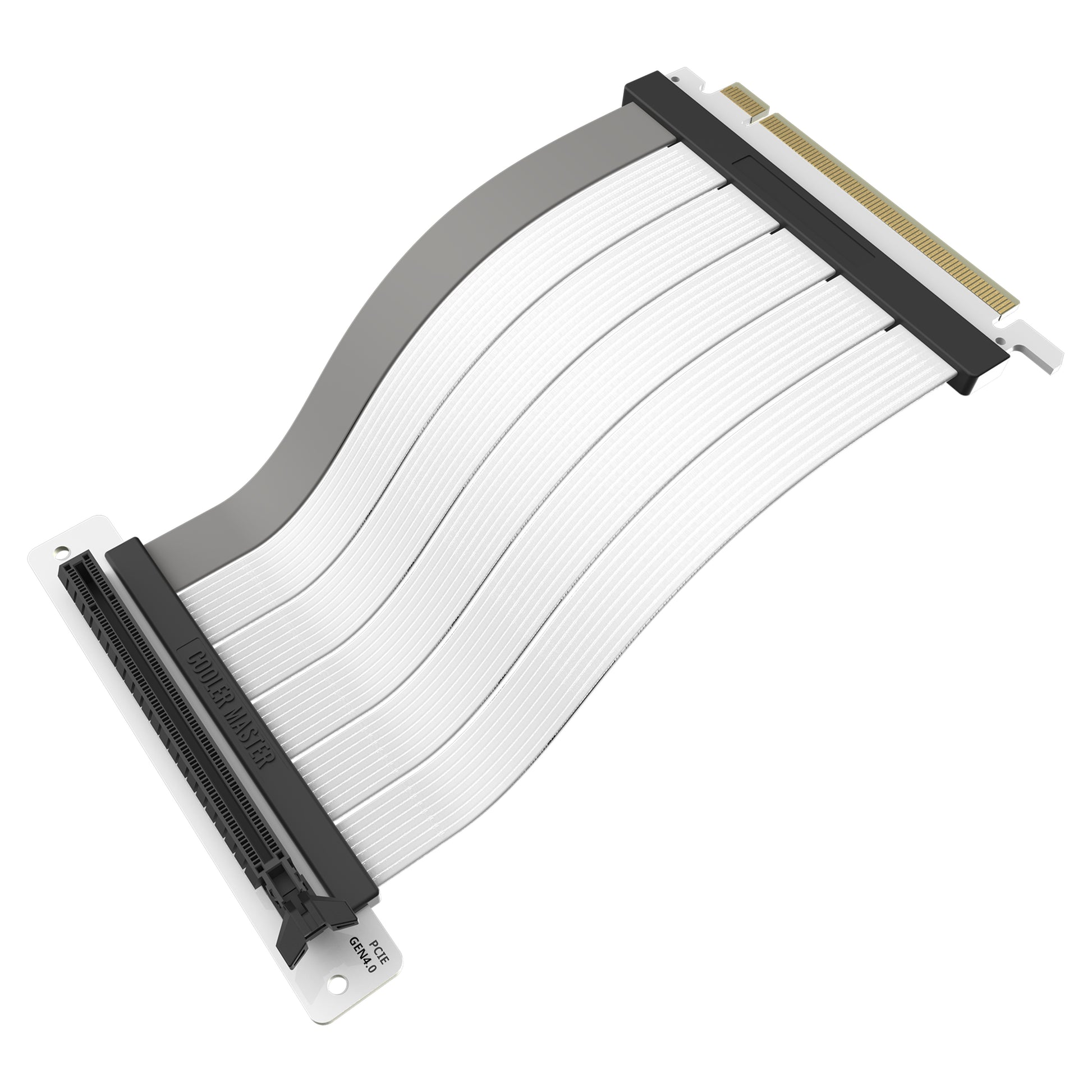 Cooler Master White Universal PCI-E 4.0 x16 Riser Cable V2 200mm