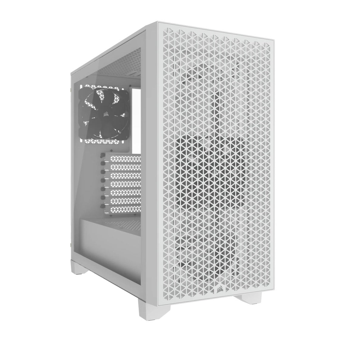 Corsair 3000D Airflow White Mid Tower ATX Case T/G Window No PSU