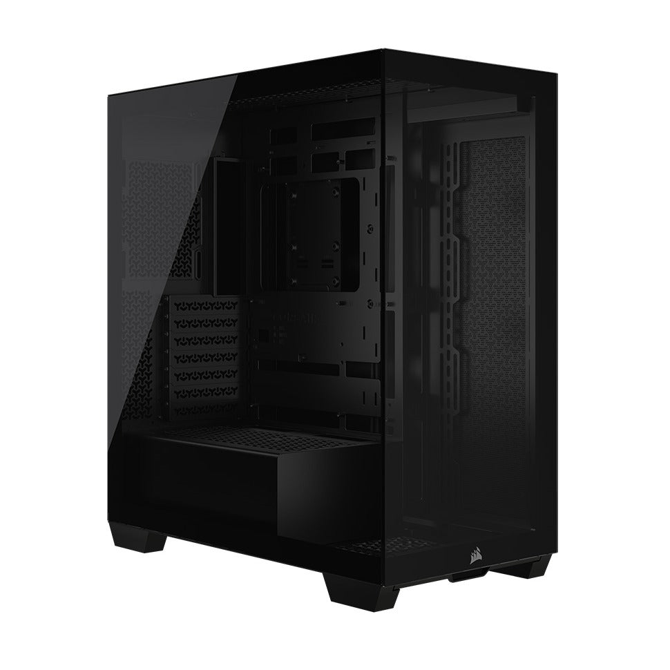 Corsair 3500X Black Mid-Tower E-ATX Case Tempered Glass Panel No PSU