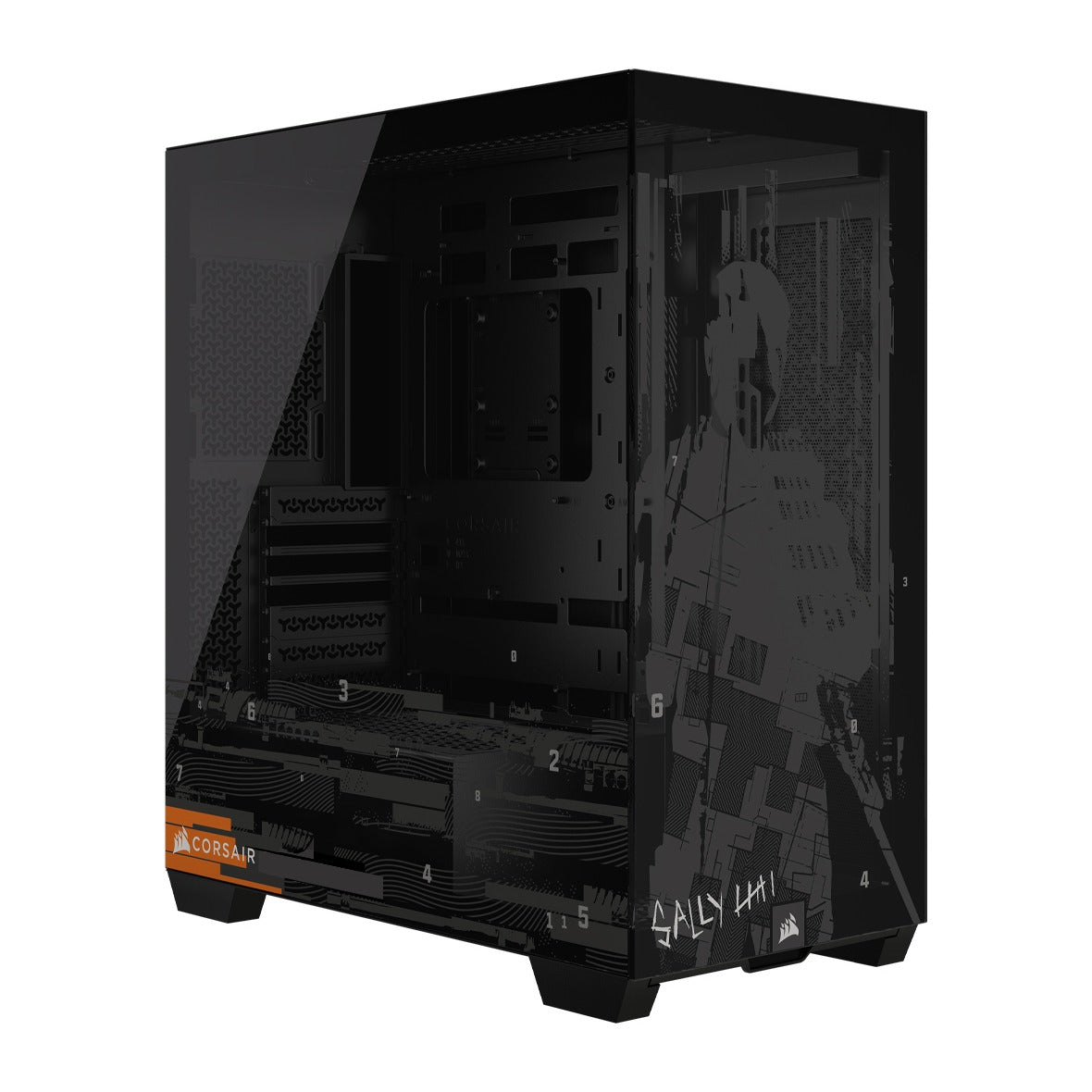 Corsair 3500X Call of Duty Black OPS 6 Edition E-ATX Case T/G NO PSU