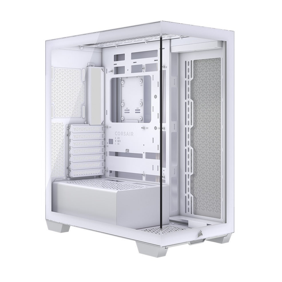 Corsair 3500X White Mid-Tower E-ATX Case Tempered Glass Panel No PSU