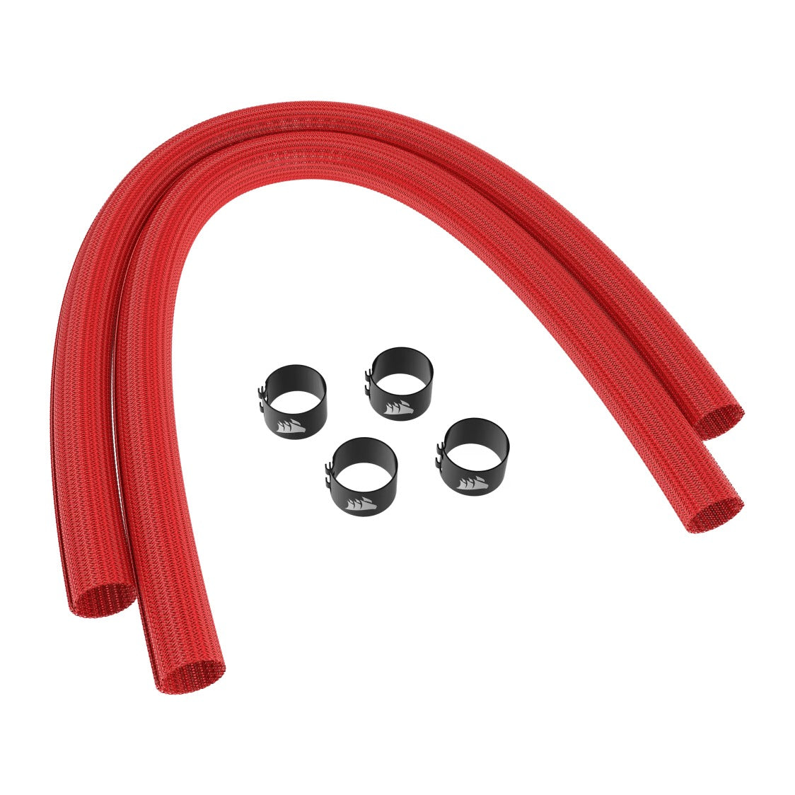 Corsair 400mm Sleeving Kit for AIO CPU Coolers Red
