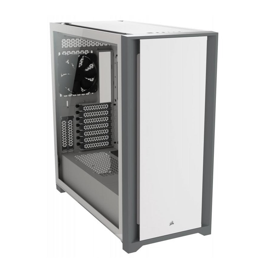 Corsair 5000D White Mid-Tower ATX Case TG Panel No PSU