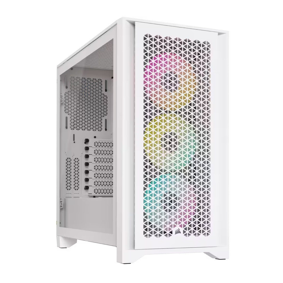 Corsair iCUE 4000D RGB AIRFLOW Mid-Tower E-ATX Case True White