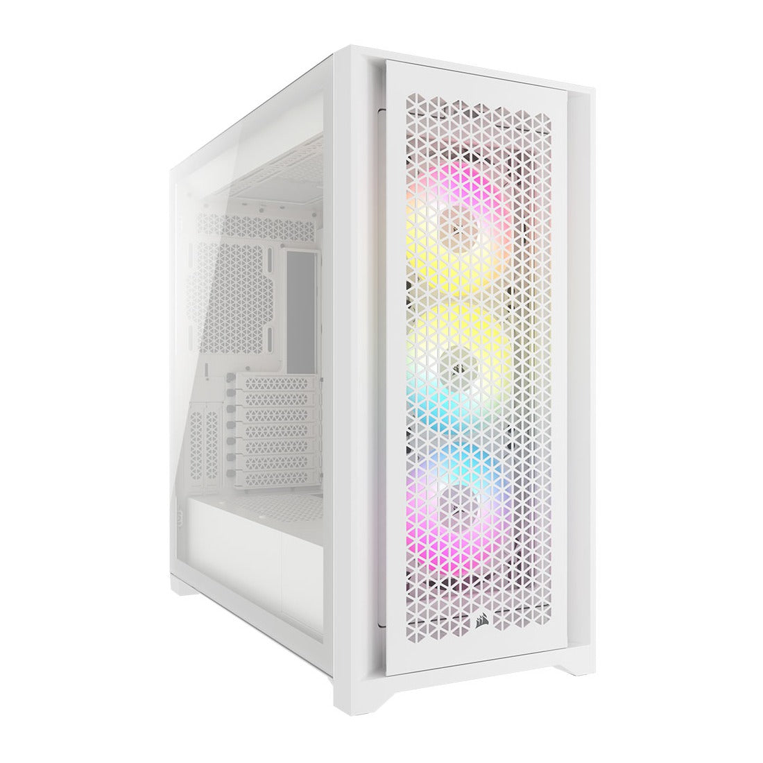 Corsair iCUE 5000D RGB AIRFLOW True White Mid-Tower ATX Case NO PSU