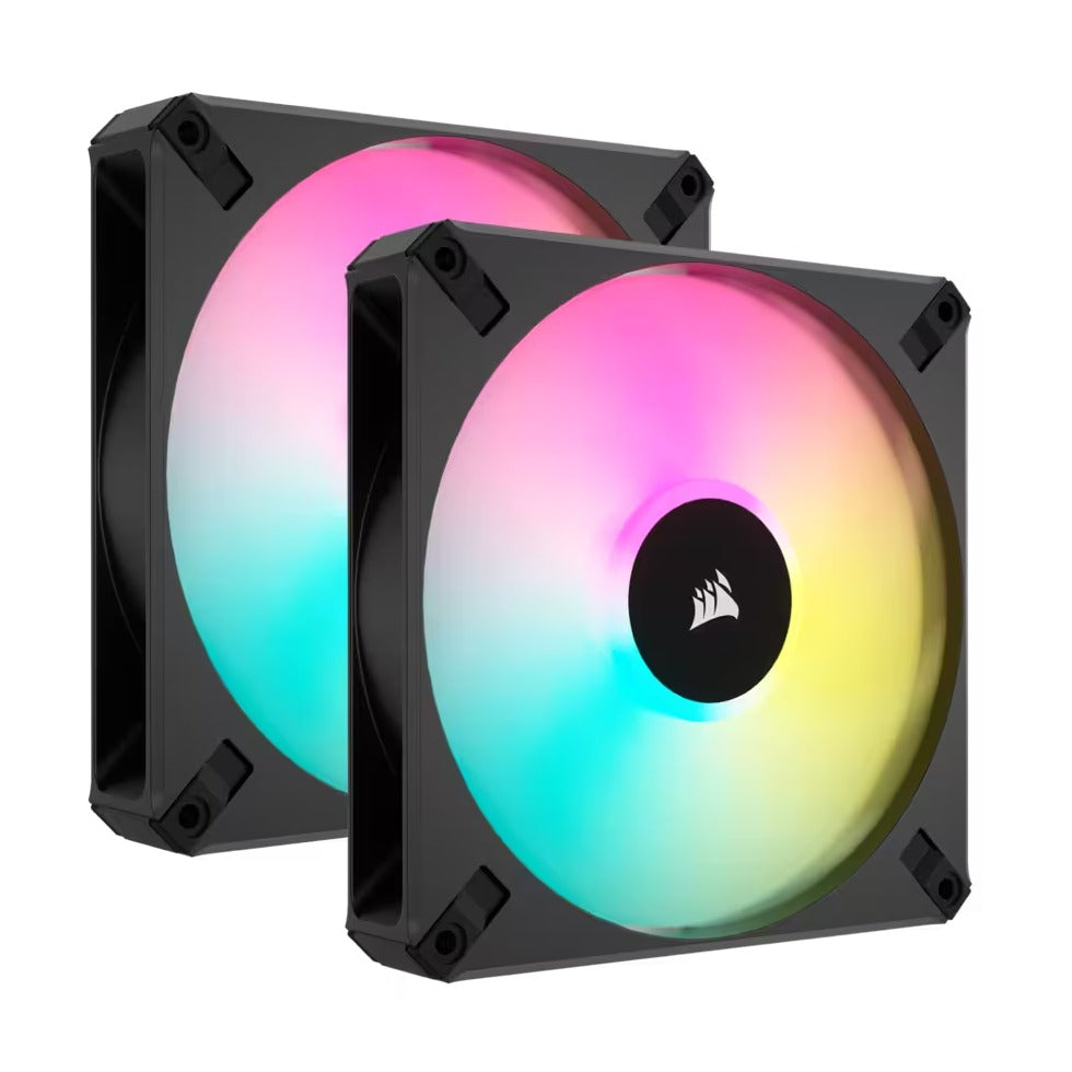 Corsair iCUE AF140 RGB ELITE 140mm PWM Fan 2-Pack