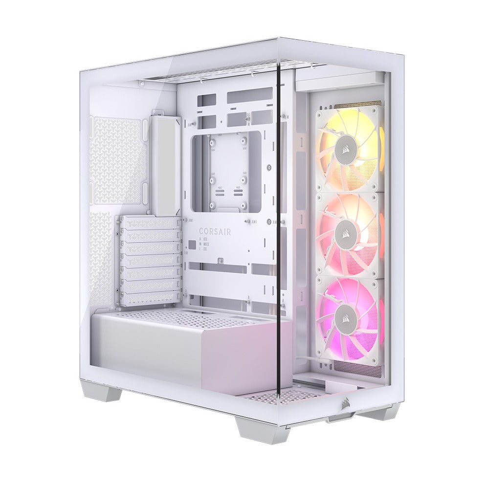 Corsair iCUE LINK 3500X RGB White Mid-Tower E-ATX Case T/G NO PSU