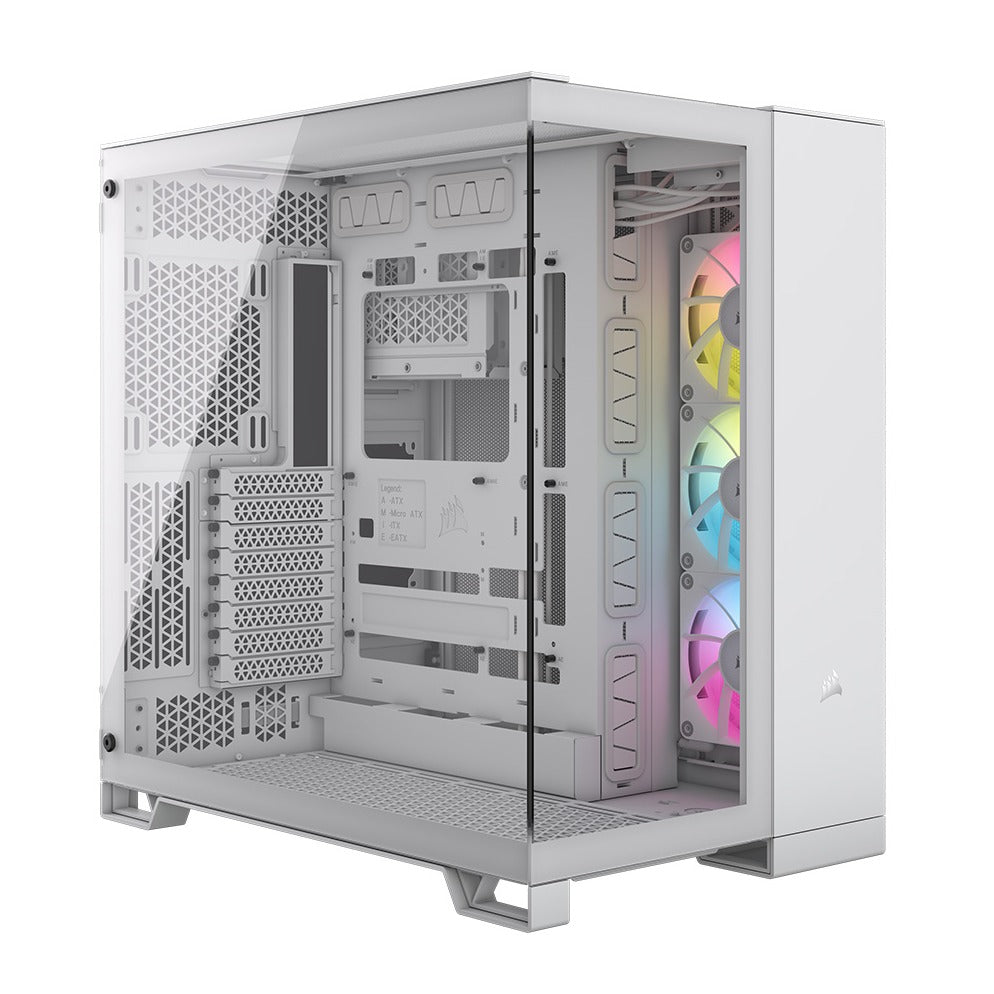 Corsair iCUE LINK 6500X RGB Mid-Tower ATX Dual Chamber White Case T/G